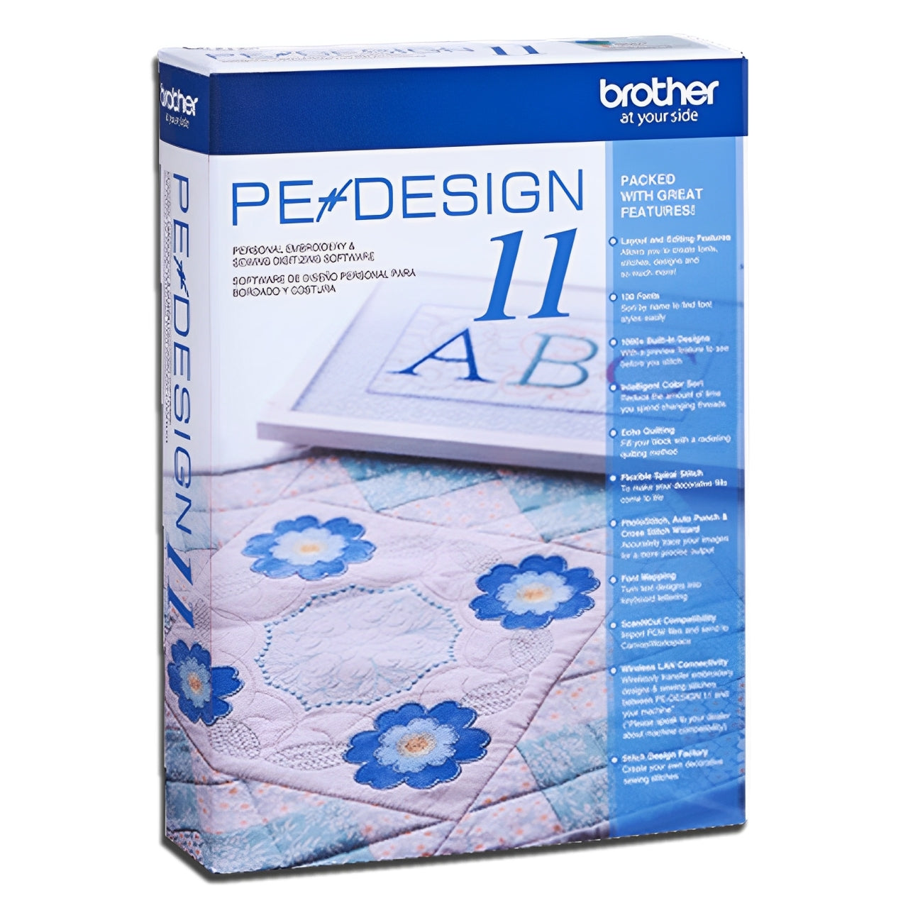 Brother PE-Design 11 – Full Version (Lifetime) – Embroidery Design & Digitizing Software for Windows (English)